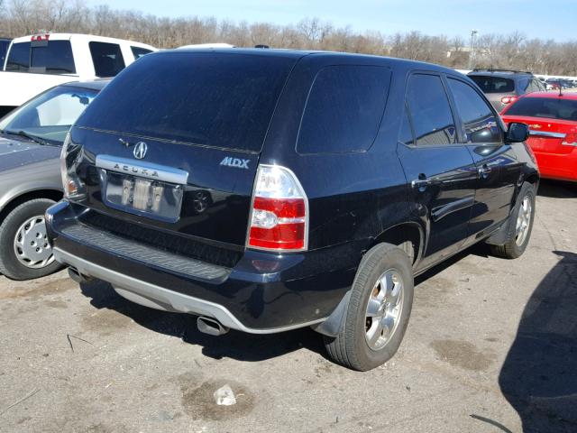 2HNYD18295H532086 - 2005 ACURA MDX BLACK photo 4