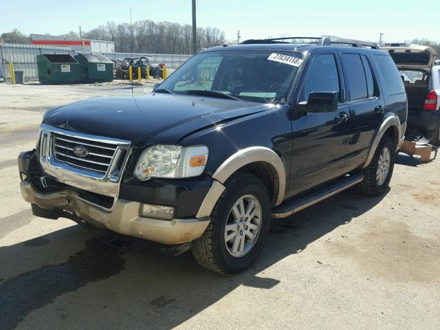 1FMEU74889UA20498 - 2009 FORD EXPLORER E BLACK photo 2