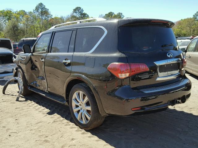 JN8AZ2NC1E9352438 - 2014 INFINITI QX80 BLACK photo 3