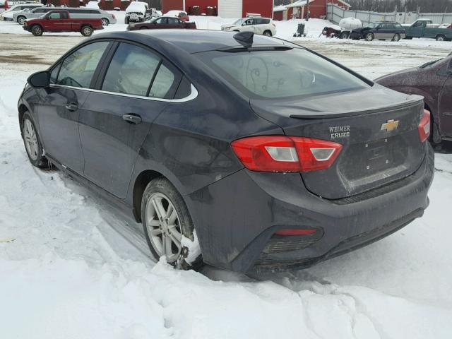 1G1BE5SM1H7235381 - 2017 CHEVROLET CRUZE LT GRAY photo 3