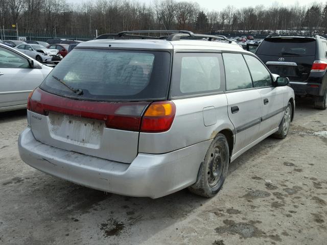 4S3BH635727300821 - 2002 SUBARU LEGACY L SILVER photo 4