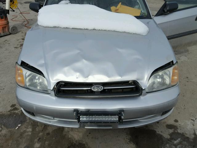 4S3BH635727300821 - 2002 SUBARU LEGACY L SILVER photo 7