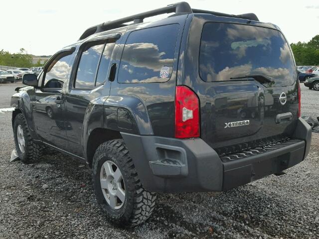 5N1AN08WX6C501821 - 2006 NISSAN XTERRA OFF CHARCOAL photo 3