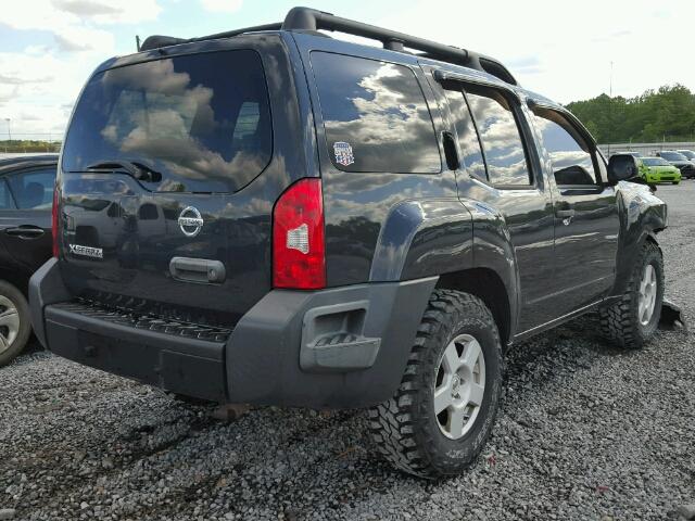 5N1AN08WX6C501821 - 2006 NISSAN XTERRA OFF CHARCOAL photo 4