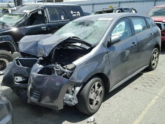 5Y2SP67809Z467852 - 2009 PONTIAC VIBE GRAY photo 2