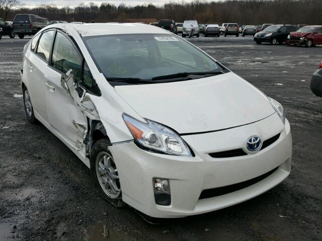 JTDKN3DU6A0093939 - 2010 TOYOTA PRIUS WHITE photo 1