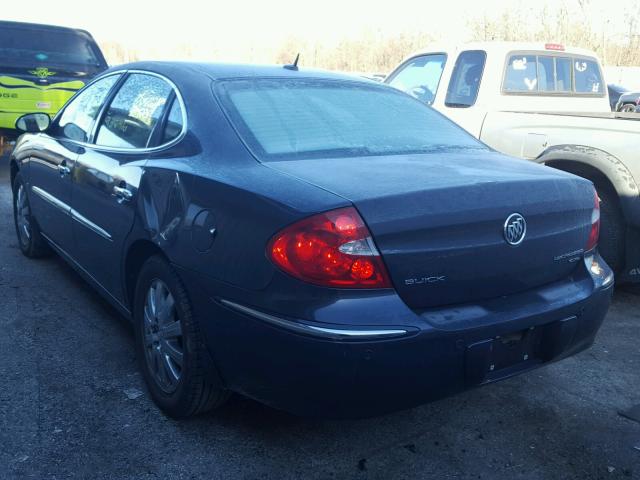 2G4WD582981273239 - 2008 BUICK LACROSSE C BLUE photo 3