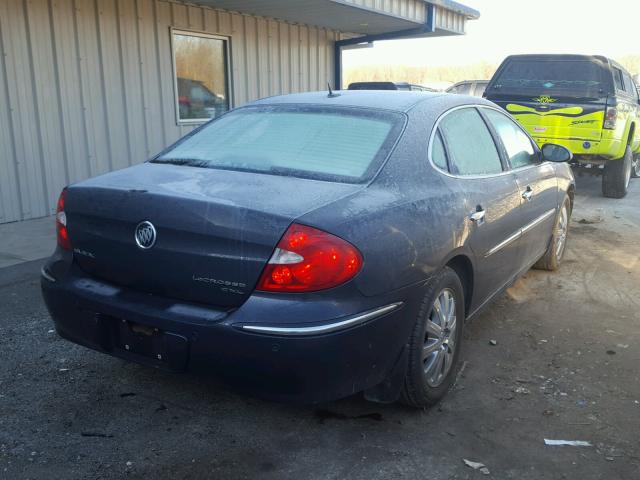 2G4WD582981273239 - 2008 BUICK LACROSSE C BLUE photo 4