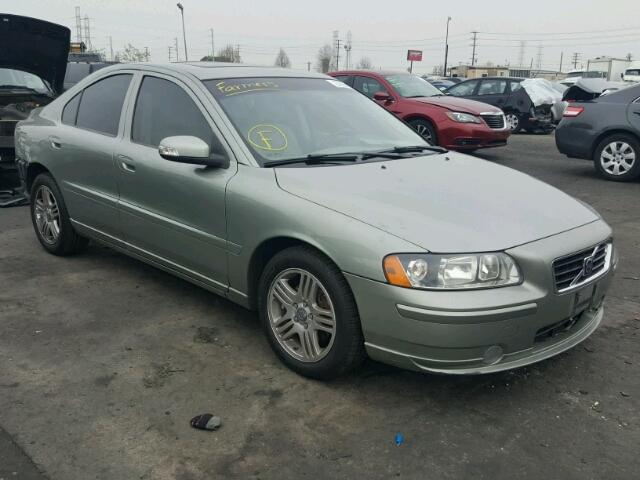 YV1RS592372638593 - 2007 VOLVO S60 2.5T GREEN photo 1