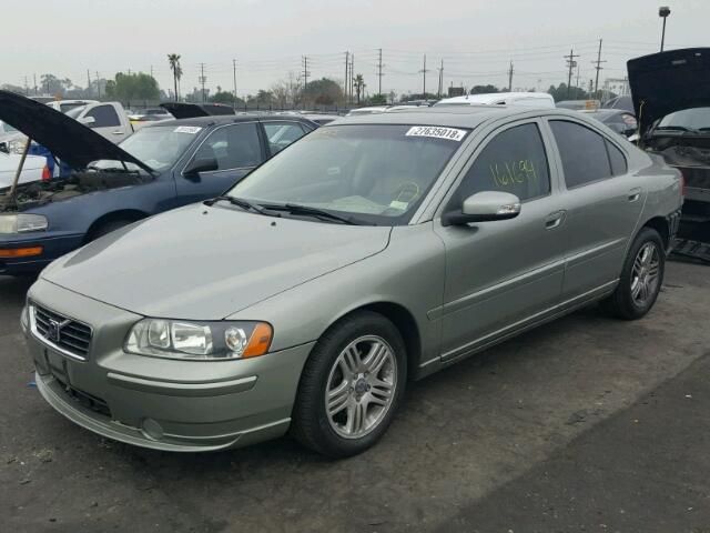 YV1RS592372638593 - 2007 VOLVO S60 2.5T GREEN photo 2