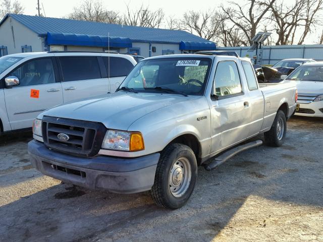 1FTYR14U84PB14093 - 2004 FORD RANGER SUP SILVER photo 2