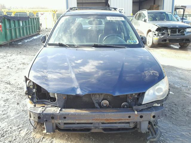 JF1GG68636G809441 - 2006 SUBARU IMPREZA OU BLUE photo 9