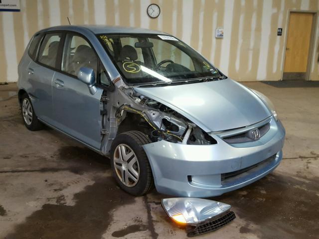 JHMGD38477S025566 - 2007 HONDA FIT BLUE photo 1