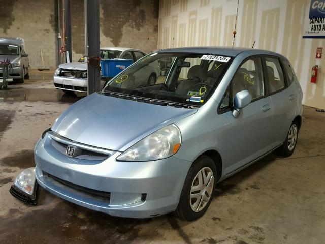 JHMGD38477S025566 - 2007 HONDA FIT BLUE photo 2