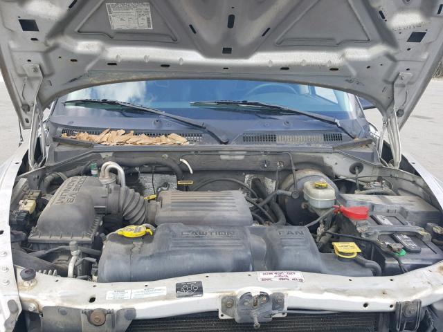 1B7GG2AN51S154273 - 2001 DODGE DAKOTA QUA SILVER photo 7