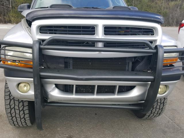 1B7GG2AN51S154273 - 2001 DODGE DAKOTA QUA SILVER photo 9