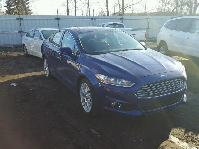 3FA6P0D96ER120767 - 2014 FORD FUSION TIT BLUE photo 1