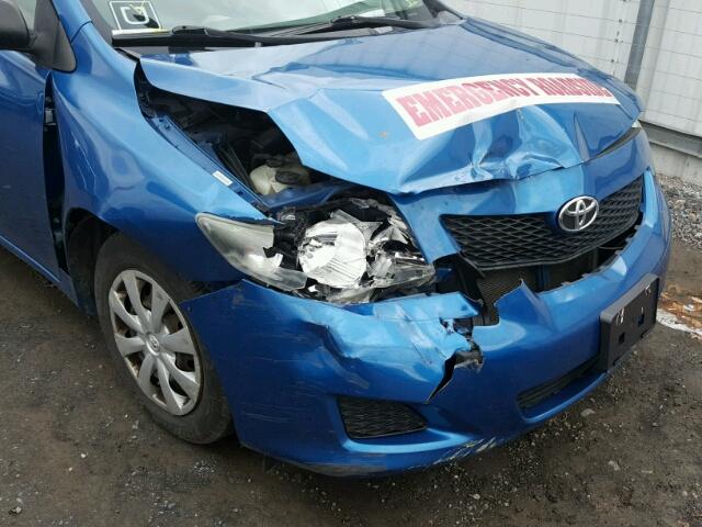 1NXBU40E39Z061845 - 2009 TOYOTA COROLLA BA BLUE photo 9