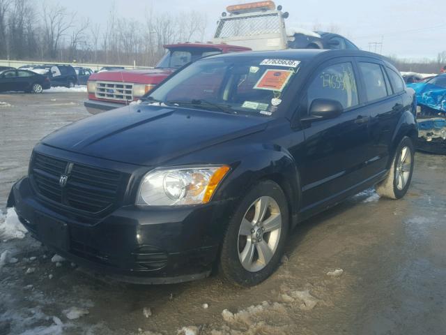 1B3HB28B88D692545 - 2008 DODGE CALIBER BLACK photo 2