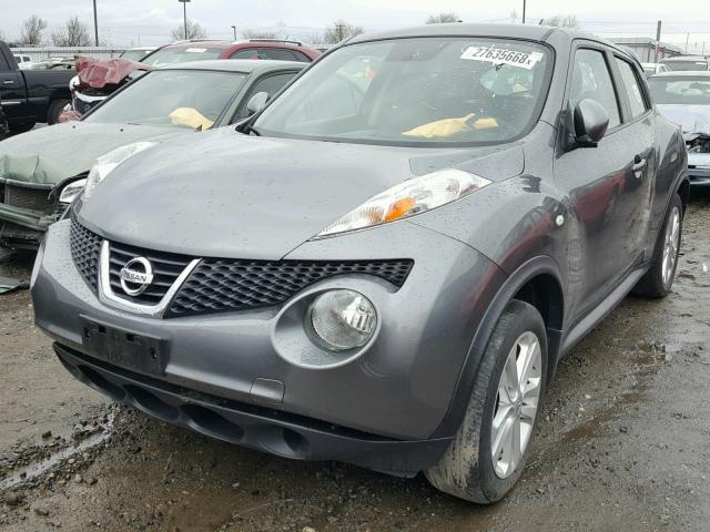 JN8AF5MV8CT123039 - 2012 NISSAN JUKE S GRAY photo 2