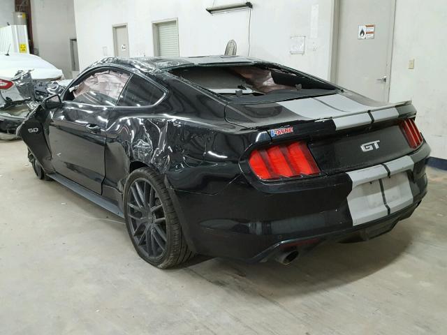 1FA6P8CF3F5318684 - 2015 FORD MUSTANG GT BLACK photo 3