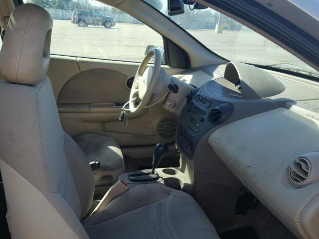 1G8AJ52FX3Z196443 - 2003 SATURN ION LEVEL GOLD photo 5