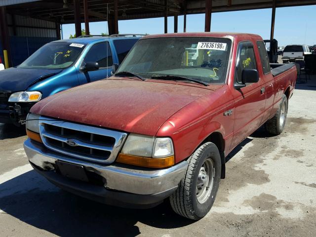 1FTYR14C2XPC08305 - 1999 FORD RANGER SUP RED photo 2