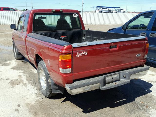 1FTYR14C2XPC08305 - 1999 FORD RANGER SUP RED photo 3