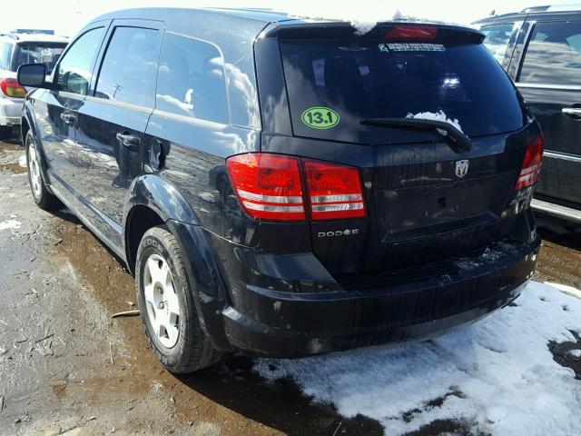 3D4PG4FB1AT116468 - 2010 DODGE JOURNEY SE BLACK photo 3