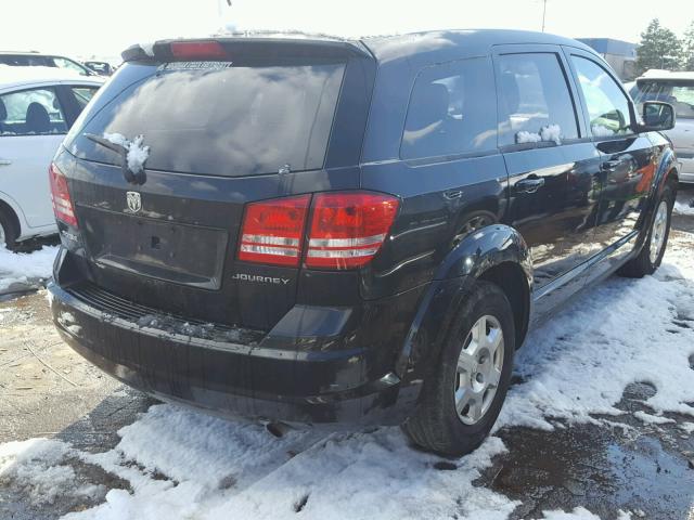 3D4PG4FB1AT116468 - 2010 DODGE JOURNEY SE BLACK photo 4