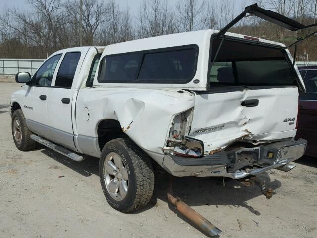 1D7HU18DX4S583486 - 2004 DODGE RAM 1500 S WHITE photo 3