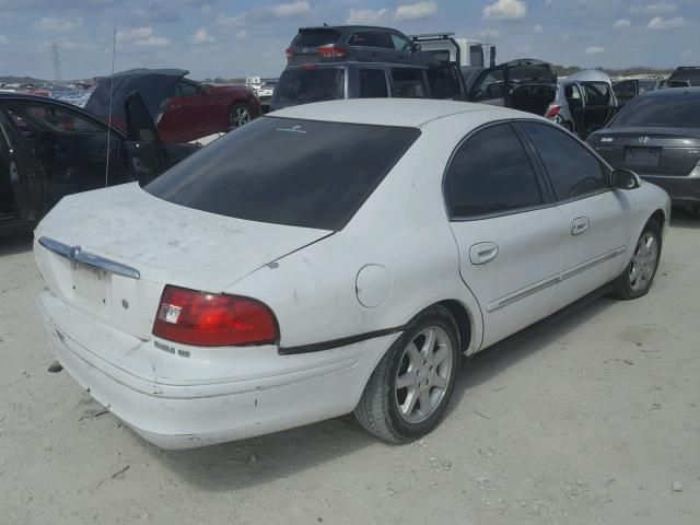 1MEFM50U72G652881 - 2002 MERCURY SABLE GS WHITE photo 4