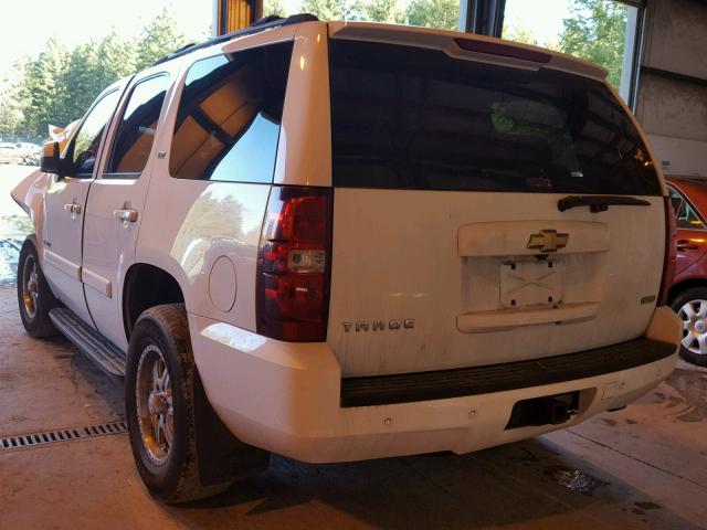 1GNFK13087J241211 - 2007 CHEVROLET TAHOE K150 WHITE photo 3