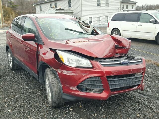 1FMCU9GX2EUE33145 - 2014 FORD ESCAPE SE BURGUNDY photo 1