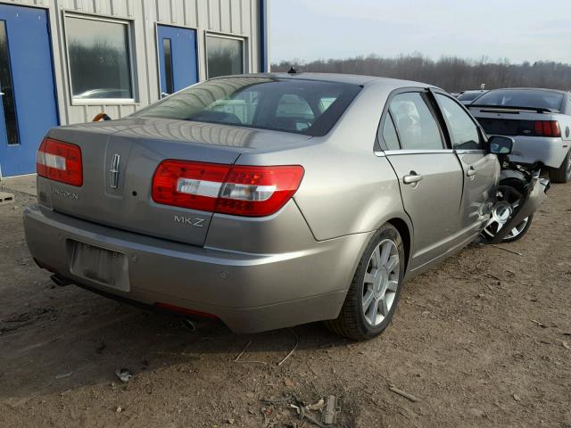 3LNHM26T48R644676 - 2008 LINCOLN MKZ SILVER photo 4