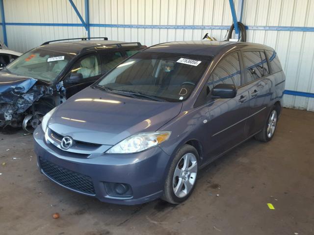 JM1CR293X70149747 - 2007 MAZDA 5 GRAY photo 2