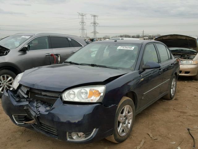 1G1ZT58F97F303654 - 2007 CHEVROLET MALIBU LT BLUE photo 2