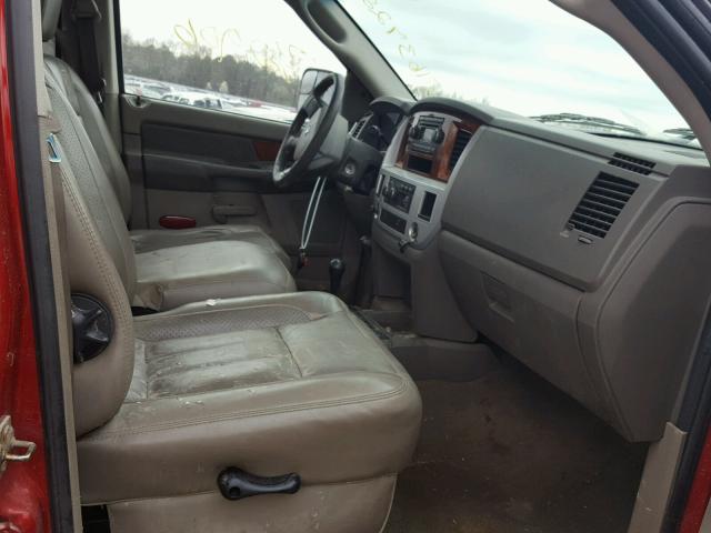 1D7KS28C56J155388 - 2006 DODGE RAM 2500 S RED photo 5