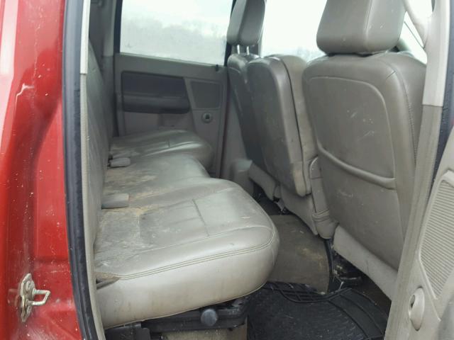 1D7KS28C56J155388 - 2006 DODGE RAM 2500 S RED photo 6