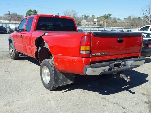 1GCJC39G11E280089 - 2001 CHEVROLET SILVERADO RED photo 3