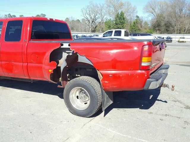 1GCJC39G11E280089 - 2001 CHEVROLET SILVERADO RED photo 9