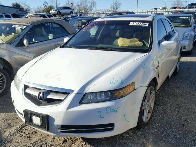 19UUA66264A032107 - 2004 ACURA TL WHITE photo 2