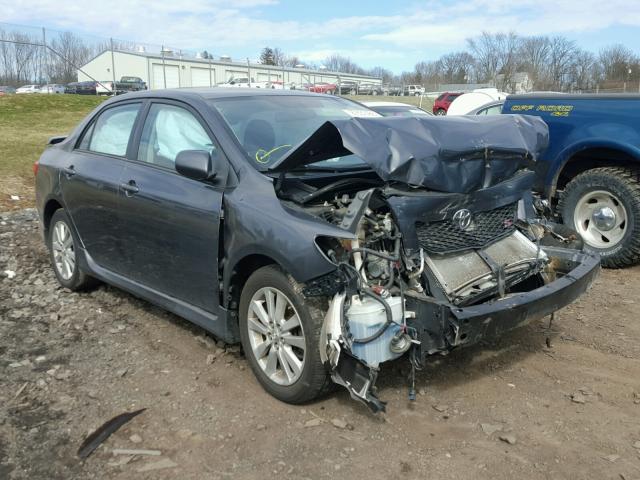 2T1BU4EE8AC461723 - 2010 TOYOTA COROLLA BA GRAY photo 1