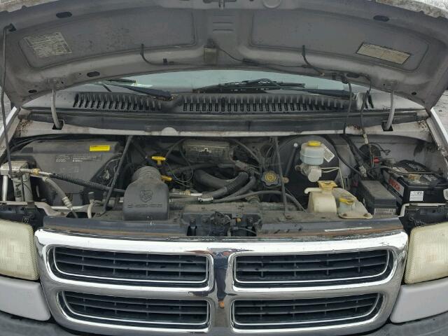 2B4JB25Y91K548097 - 2001 DODGE RAM WAGON GRAY photo 7