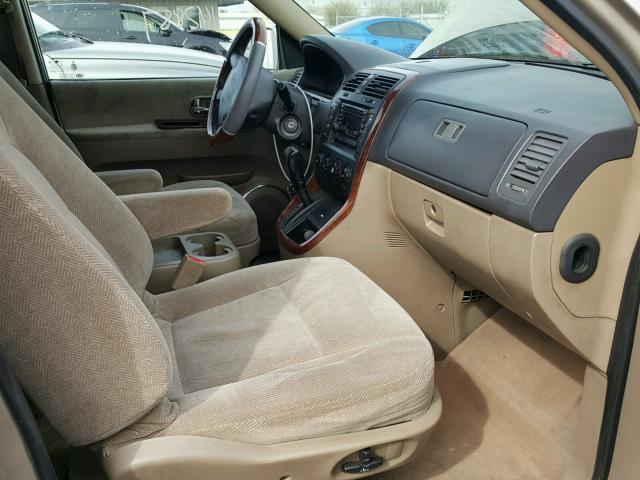 KNDUP131626329955 - 2002 KIA SEDONA EX TAN photo 5