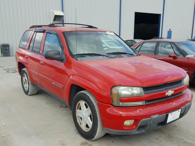 1GNDS13S122125246 - 2002 CHEVROLET TRAILBLAZE RED photo 1