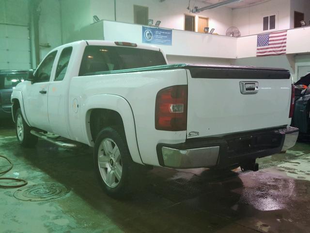 2GCEK19J281225361 - 2008 CHEVROLET SILVERADO WHITE photo 3