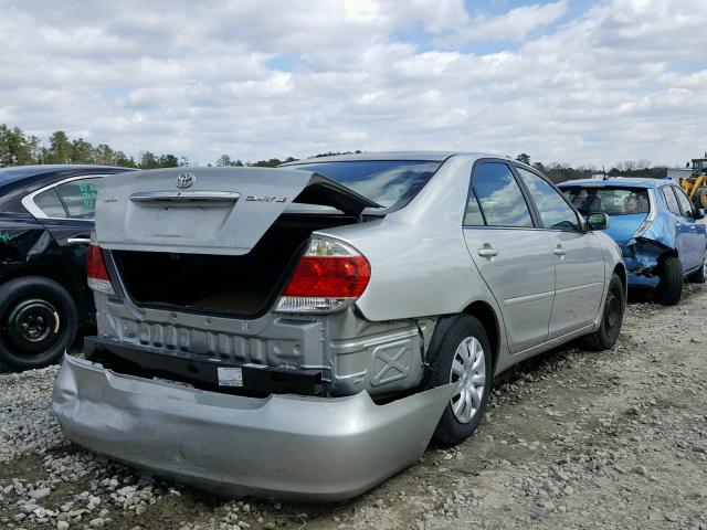 4T1BE30K96U162039 - 2006 TOYOTA CAMRY LE SILVER photo 4