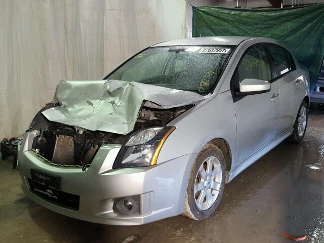 3N1AB6AP4BL651640 - 2011 NISSAN SENTRA 2.0 SILVER photo 2