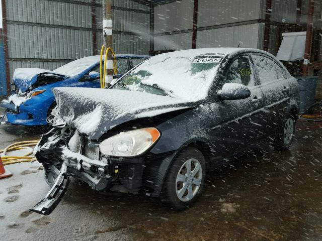 KMHCN46C79U333675 - 2009 HYUNDAI ACCENT GLS GRAY photo 2